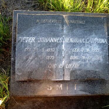 SMIT Pieter Johannes 1893-1975 & Hendrina Catharina 1899-1981