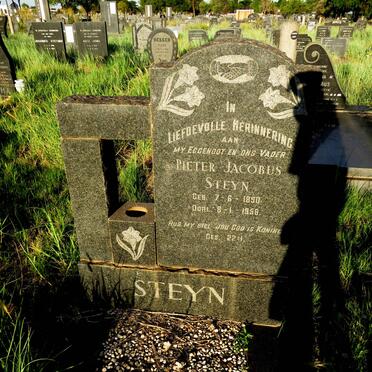 STEYN Pieter Jacobus 1890-1958