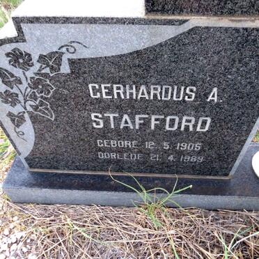 STAFFORD Gerhardus A. 1905-1989 & Anna S.C. STANDER 1901-1977_1