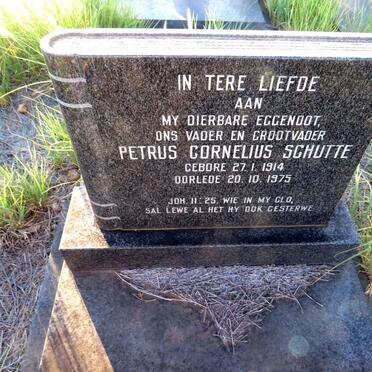 SCHUTTE Petrus Cornelius 1914-1975