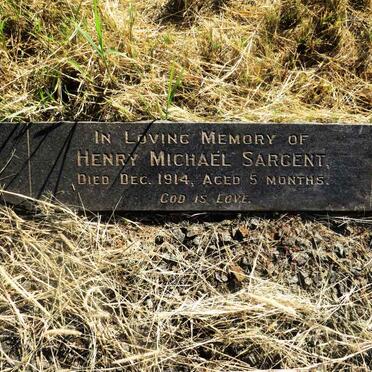 SARGENT Henry Edward -1954 & Rose Ethel -1953 :: SARGENT Henry Michael -1914_3
