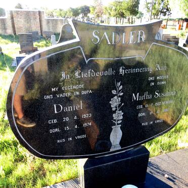 SADLER Daniel 1923-1974 & Martha Susanna VENTER 1922-1980_1