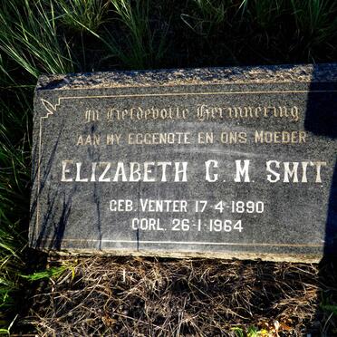 SMIT Elizabeth C.M. nee VENTER 1890-1964
