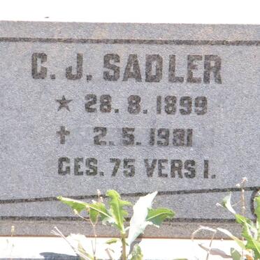 SADLER C.J. 1899-1981