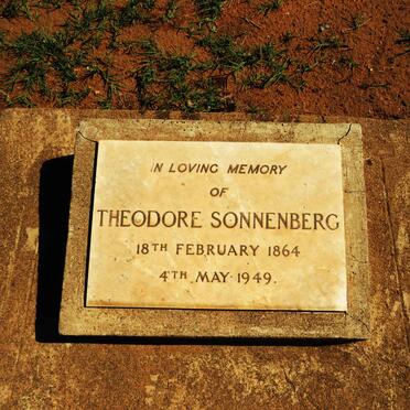 SONNENBERG Theodore 1864-1949