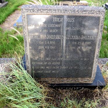 SWANEPOEL Nicolaas Johannes 1895-1961 & Susanna Johanna 1889-1981_1