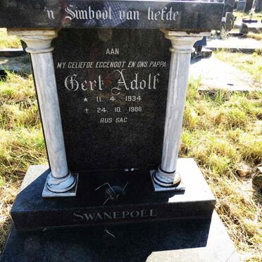 SWANEPOEL Gert Adolf 1934-1986