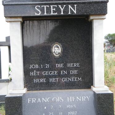 STEYN Francois Henry 1965-1987
