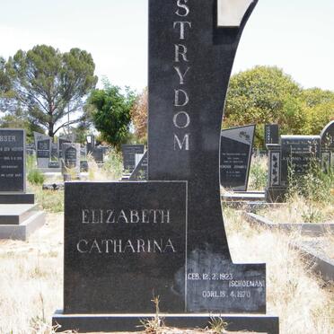 STRYDOM Elizabeth Catharina nee SCHOEMAN 1923-1970