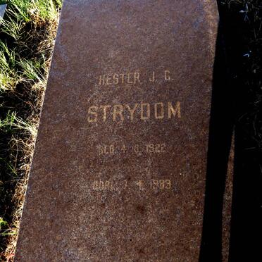 STRYDOM Hester J.C. 1922-1989