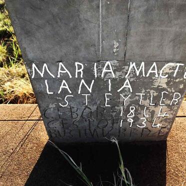 STEYTLER Maria Magtelania 1864-1934
