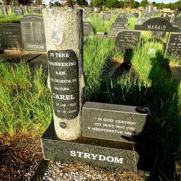 1STRYDOM Carel 1928-2003