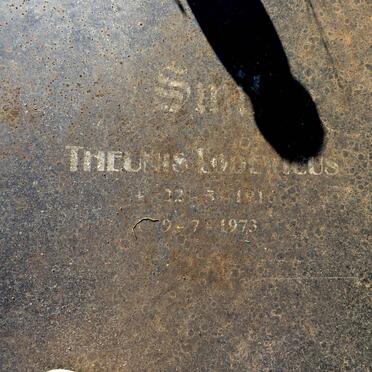 SMIT Theunis Lodewicus 1916-1973