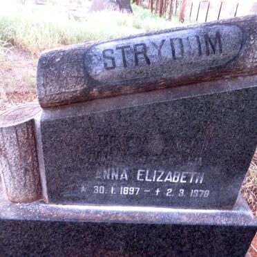STRYDOM Anna Elizabeth 1897-1978