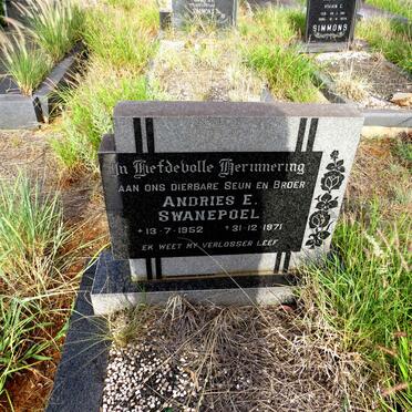 SWANEPOEL Andries E. 1952-1971