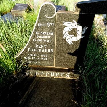 SCHEEPERS Gert Stephanus 1895-1963 & Martha Elizabeth HAASBROEK 1904-1996_1