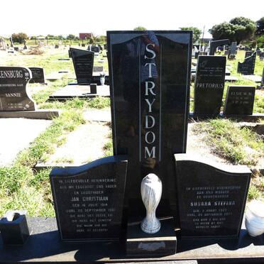 STRYDOM Jan Christiaan 1914-1981 & Susara Stefina 1921-2011