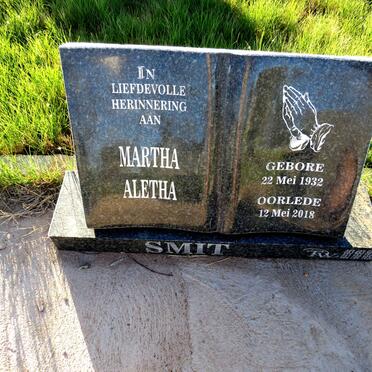 SMIT Martha Aletha 1932-2018