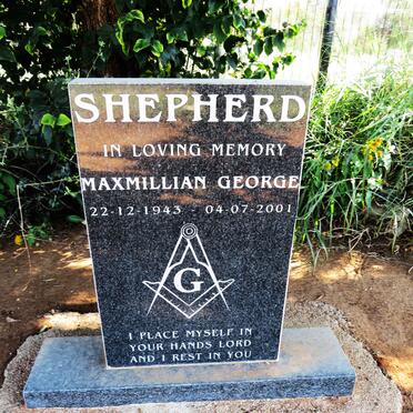 SHEPHERD Maxmillian George 1943-2001