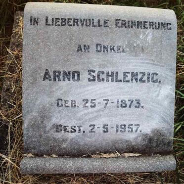 SCHLENZIG Arno 1873-1957