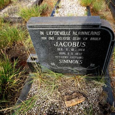 SOMMONS Jacobus 1954-1972