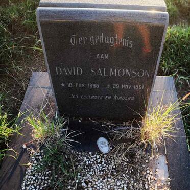 SALMONSON David 1895-1961
