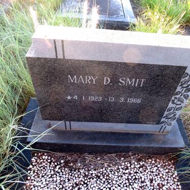SMIT Mary D. 1923-1966