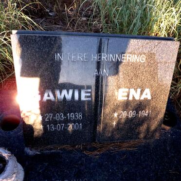STOLS Gawie 1938-2001 & Ena 1941- _2