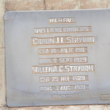 STRYDOM Gidion J.L. 1911-1929 :: STRYDOM A.C. 1920-1921