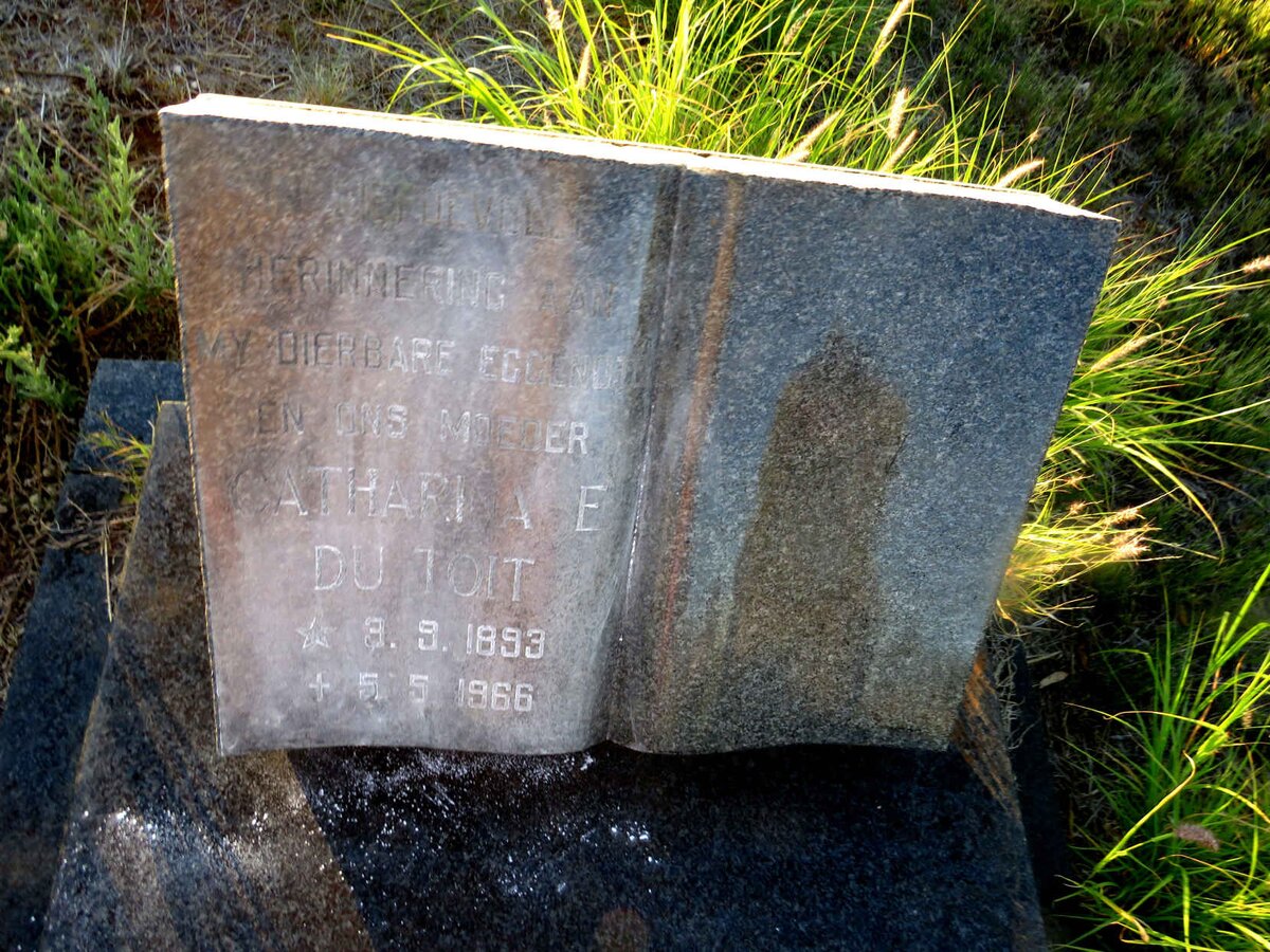 TOIT Catharina E., du 1893-1966