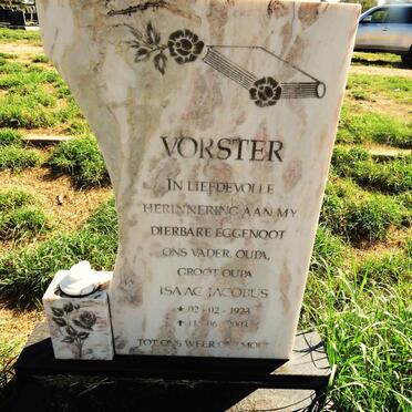 VORSTER Isaac Jacobus 1923-2003