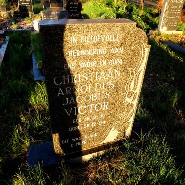 VICTOR Christiaan Arnoldus Jacobus 1918-1994