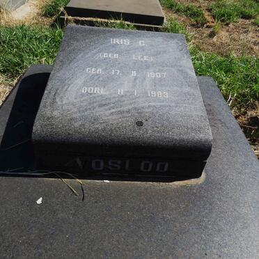 VOSLOO Iris C. nee LEE 1907-1983 