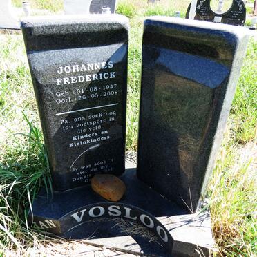 VOSLOO Johannes Frederick 1947-2008
