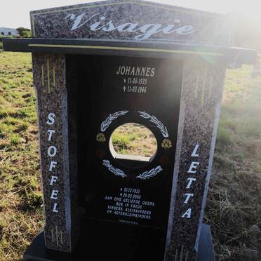 VISAGIE Johannes 1935-1966 & Letta 1925-2000