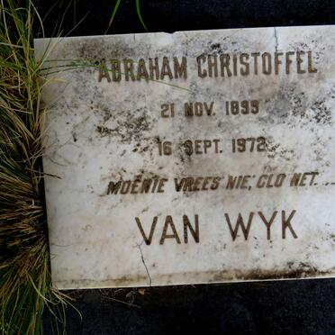 WYK Abraham Christoffel, van 1899-1972