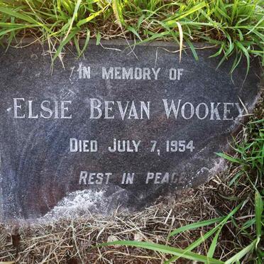 WOOKEY Elsie Bevan -1954