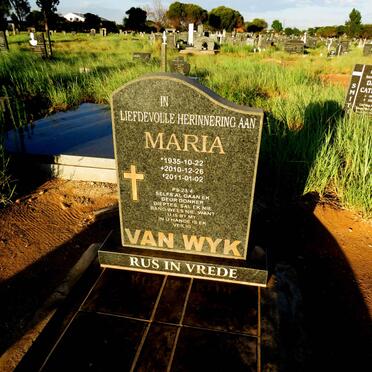 WYK Maria, van 1935-2010