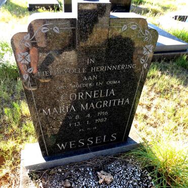 WESSELS Cornelia Maria Magritha 1916-1982