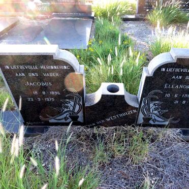 WESTHUIZEN Jacobus, van der 1896-1975 & Eleanor E.A. 1904-1975