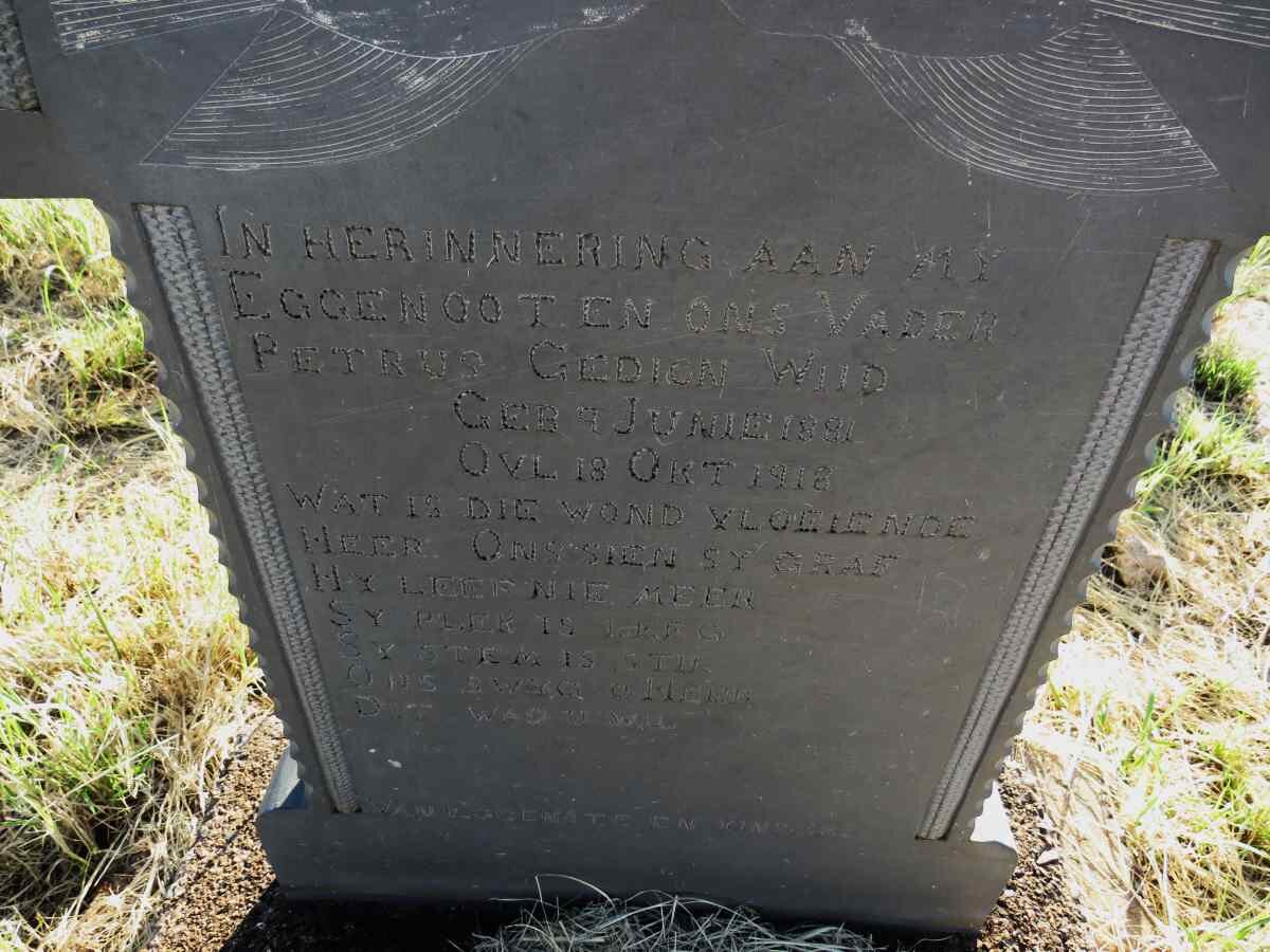 WIID Petrus Gedion 1881-1918