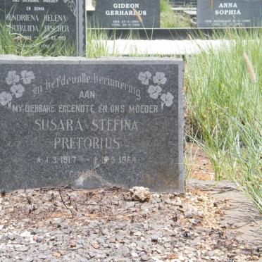 PRETORIUS Susara Stefina 1917-1964