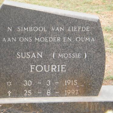 FOURIE Susan 1915-1997