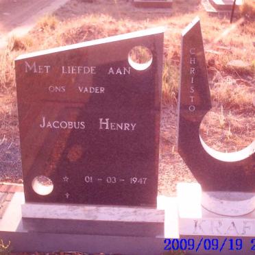 KRAF Jacobus Henry 1947- &amp; Jacoba Aletta BOTES 1949-1992