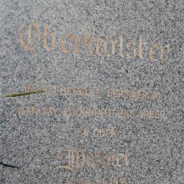 OBERHOLSTER Michiel 1931-1988