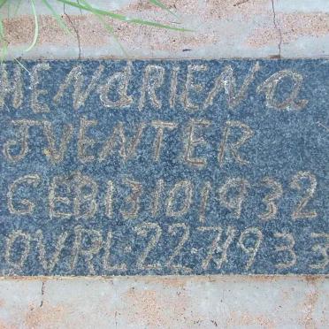 VENTER Hendriena J. 1932-1933