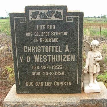 WESTHUIZEN Christoffel A., v.d. 1855-1956
