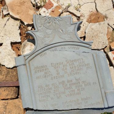 SCHEEPERS Johanna Etresia nee NEL 1829-1913 