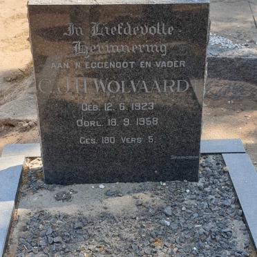 WOLVAARDT C.J.H. 1923-1958