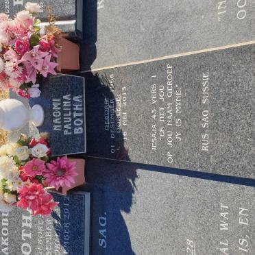 BOTHA Naomi Paulina 1966-2015
